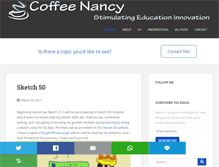 Tablet Screenshot of coffeenancy.com